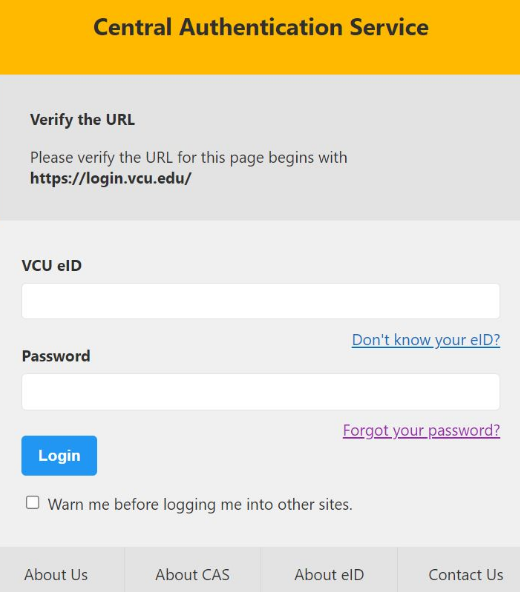 Eservices Vcu Login