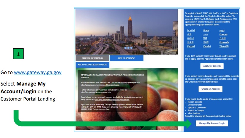 Georgia Gateway Login