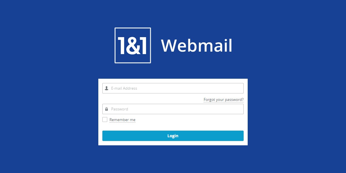 1 And 1 Email Login