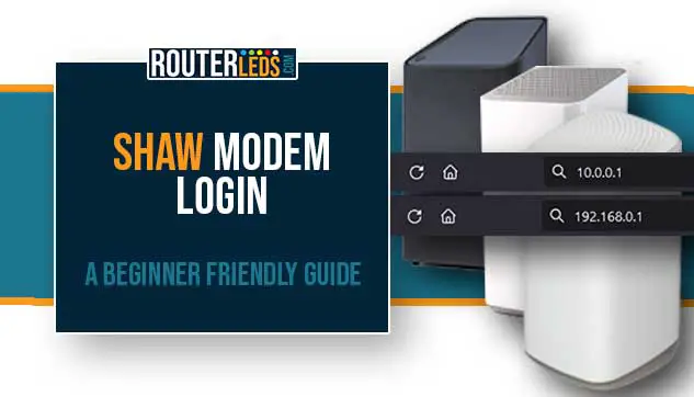 10.0 0.1 Shaw Router Login