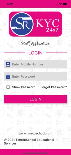 24X7 Staff Login