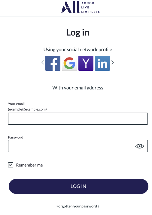 Accor Login