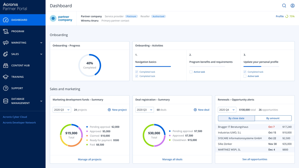 Acronis Portal Login