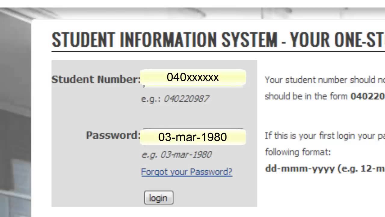 Acsis Algonquin Login