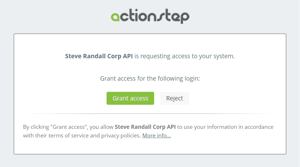 Action Step Login