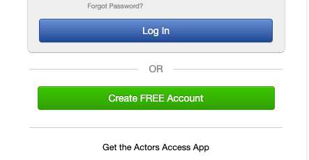 Actorsaccess Com Login