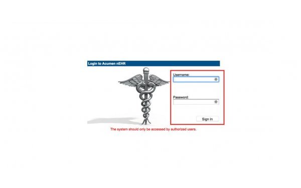 Acumen Ehr Login