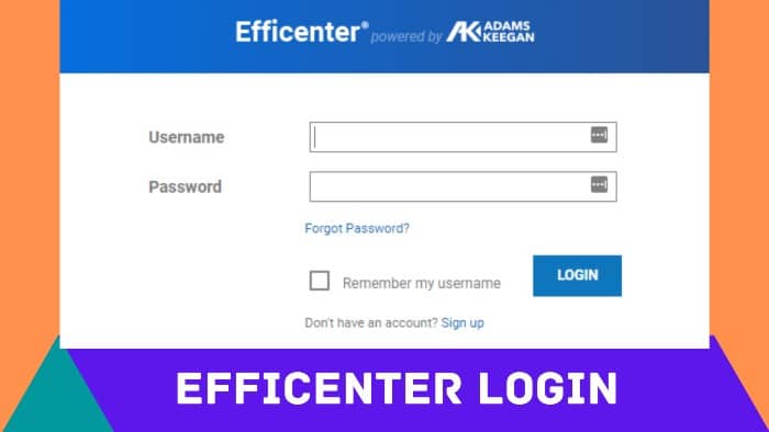 Adams Keegan Efficenter Login