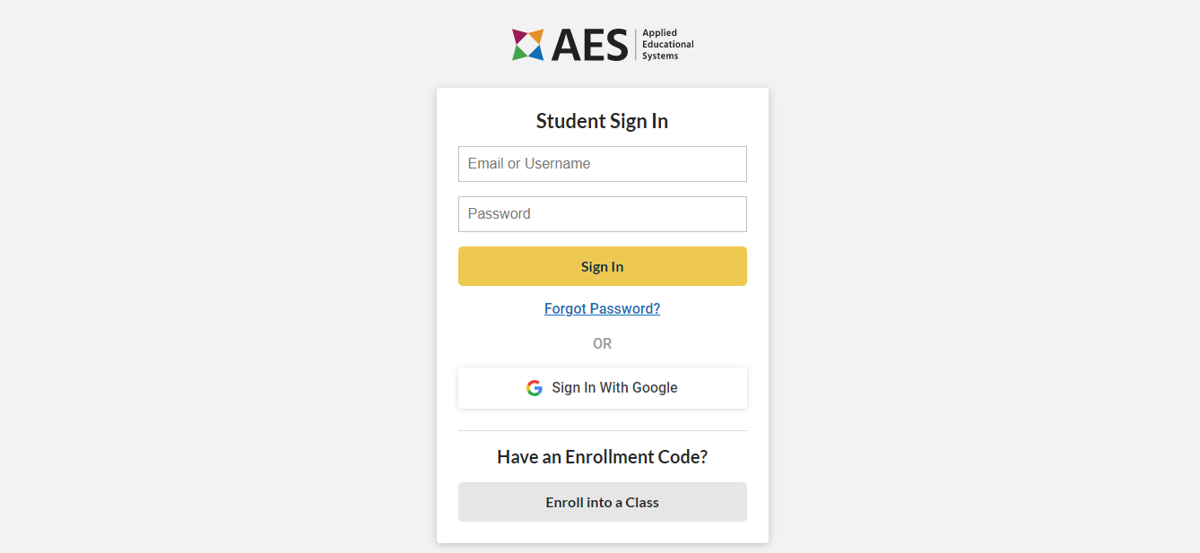 Aeseducation Com Login