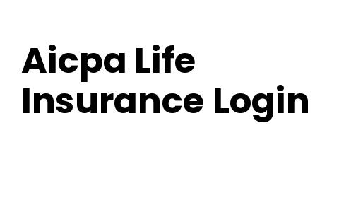 Aicpa Insurance Login