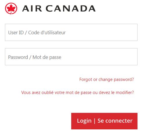 Air Canada Login Employee