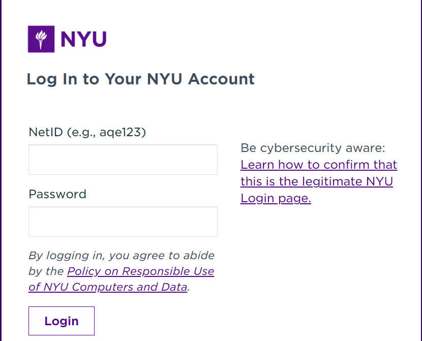 Albert Nyu Login