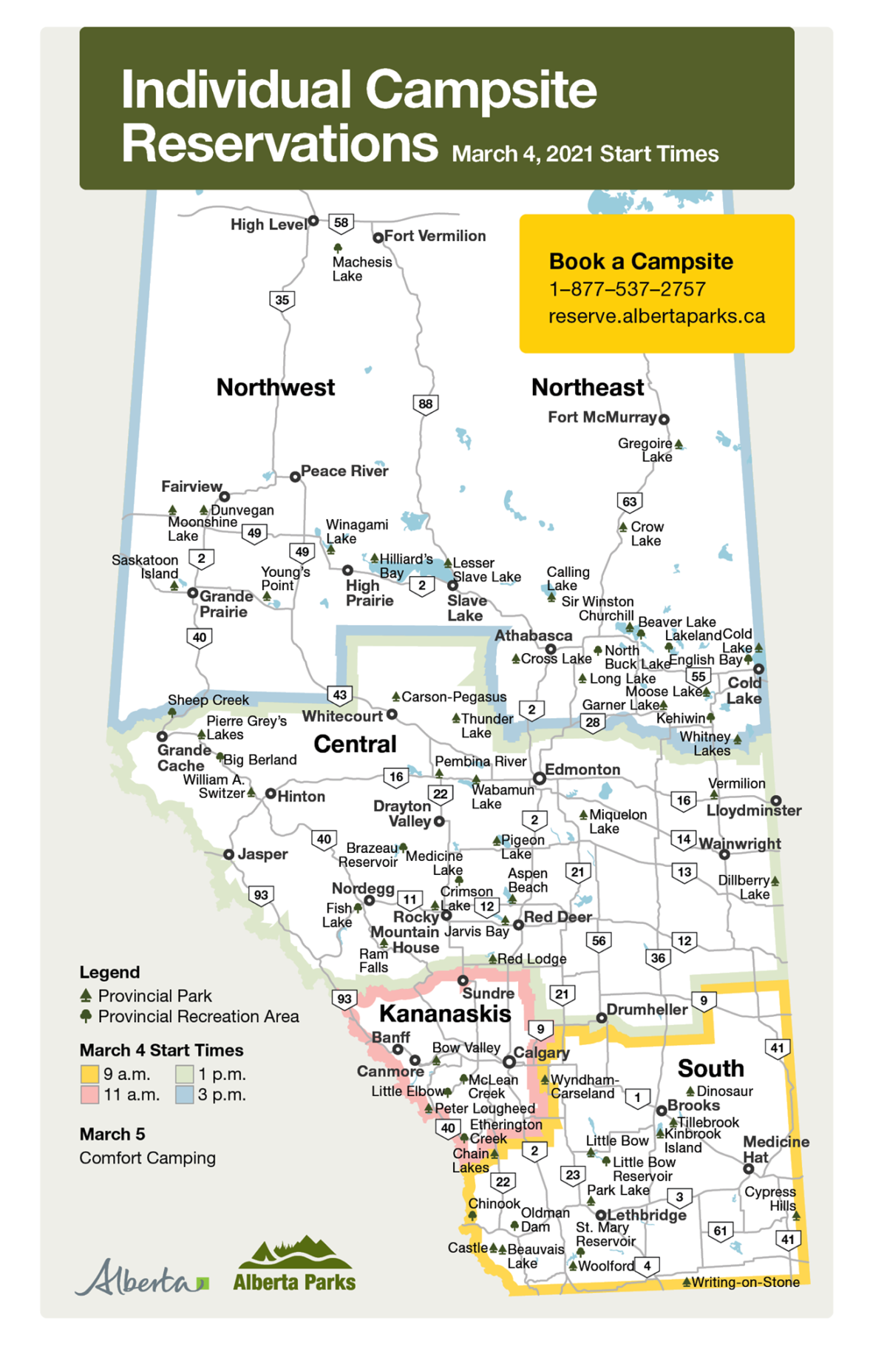 Alberta Camping Reservations Login