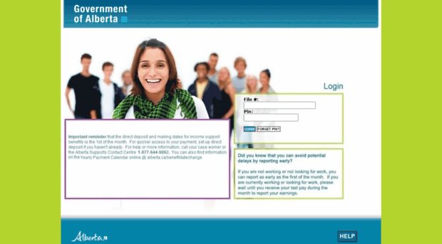 Alberta Works Reporting Login