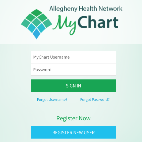 Allegheny Health Network Mychart Login