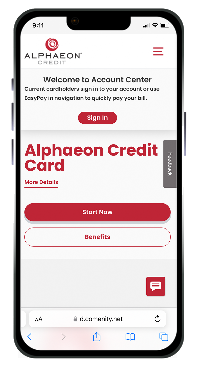 Alphaeon Comenity Login