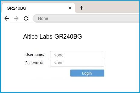 Altice Router Login