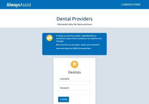 Always Assist Dental Provider Login