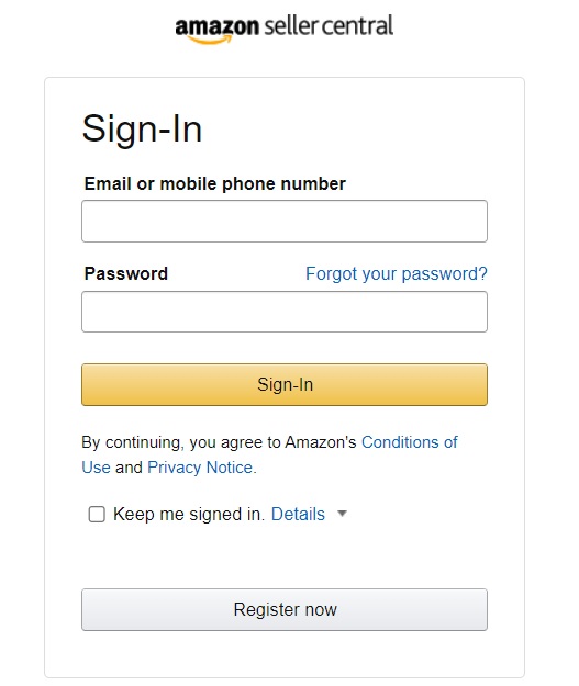 Amazon Central Login