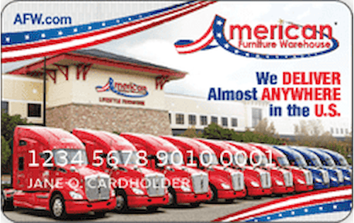 American Furniture Warehouse Credit Card Login