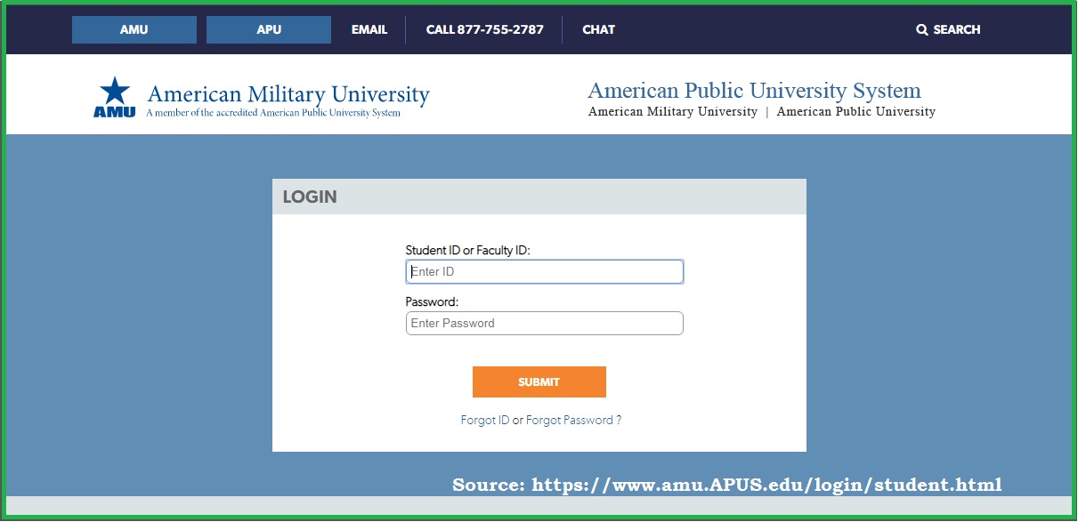 American Military University Student Login