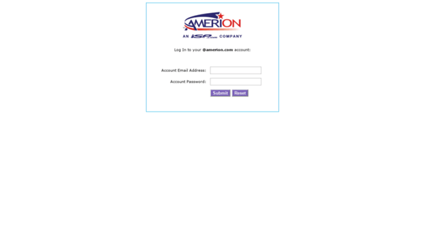 Amerion Login