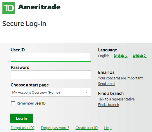 Ameritrade Login Secure