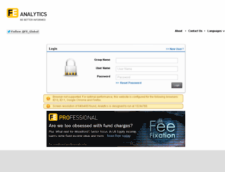 Analytics Financial Express Login