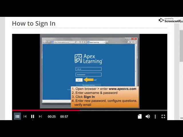 Apex Learning Login