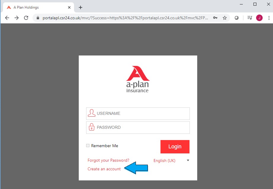 A-Plan Login