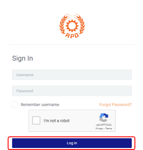 Apo Login