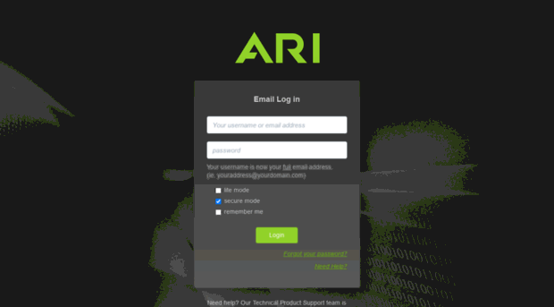 Ari Email Login