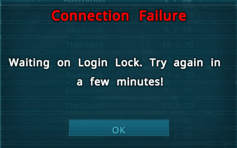 Ark Login Lock