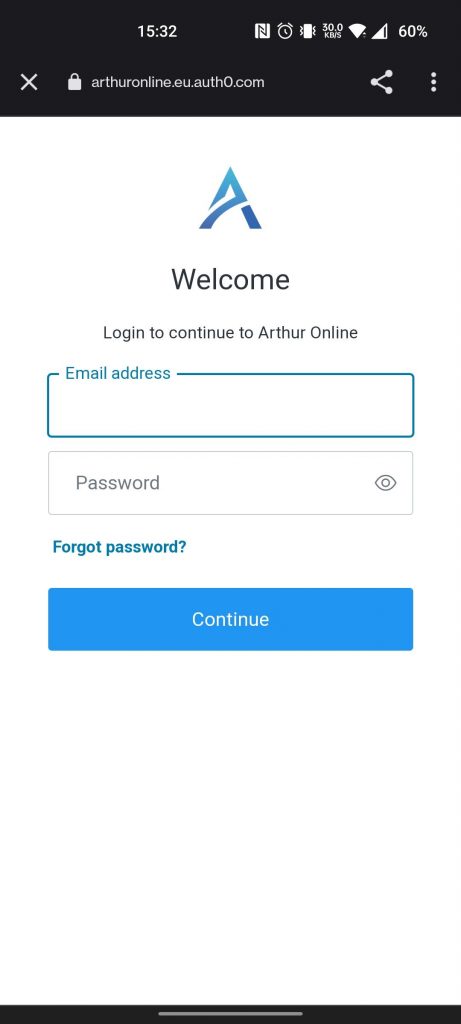 Arthur Online Login