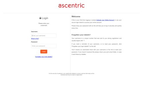 Ascentric Adviser Login