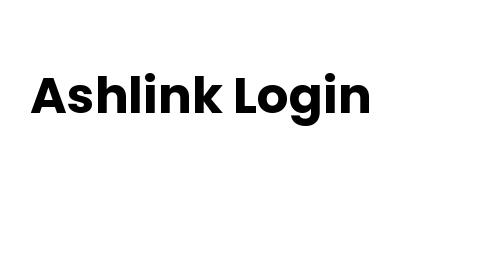 Ashlink Login