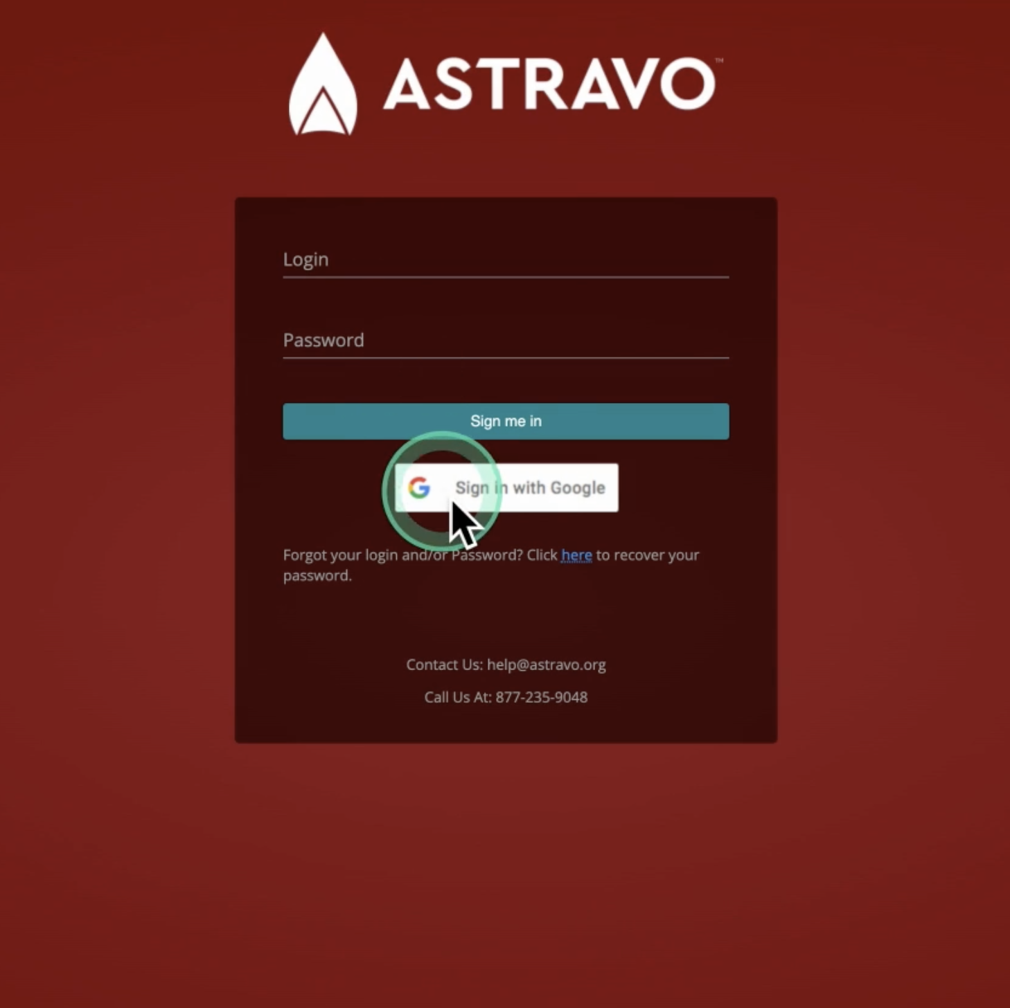 Astravo Online Academy Login