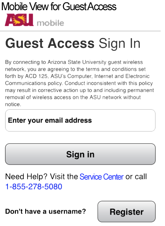 Asu Guest Login