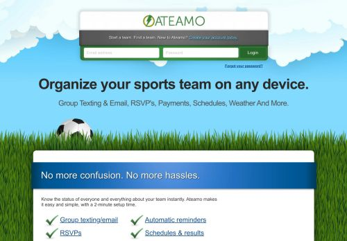 Ateamo Login