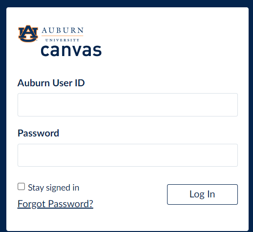 Auburn Canvas Login