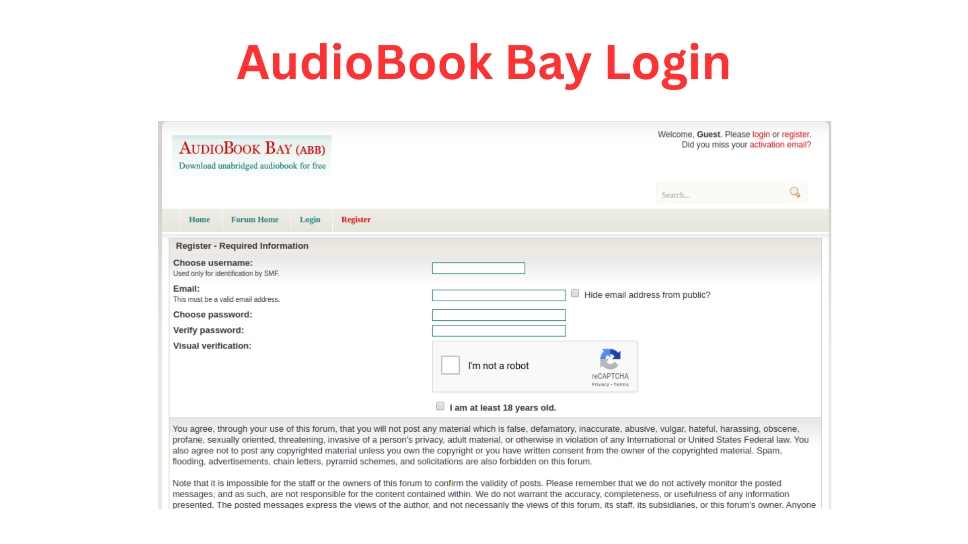 Audiobookbay Nl Login