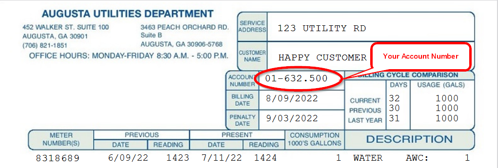 Augusta Utilities Login