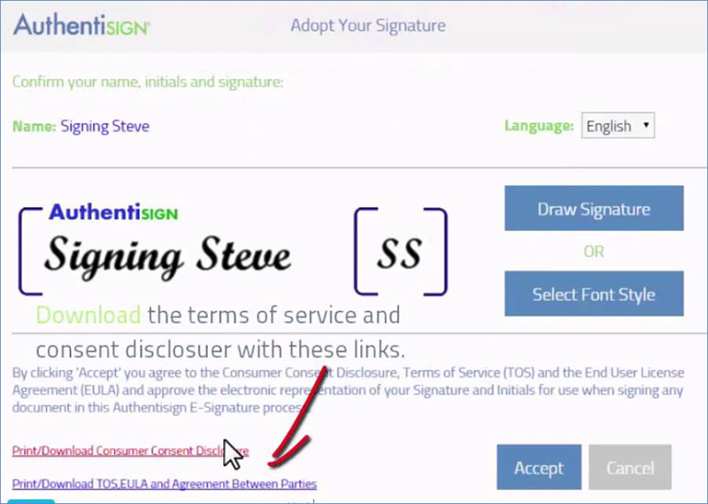 Authentisign Login