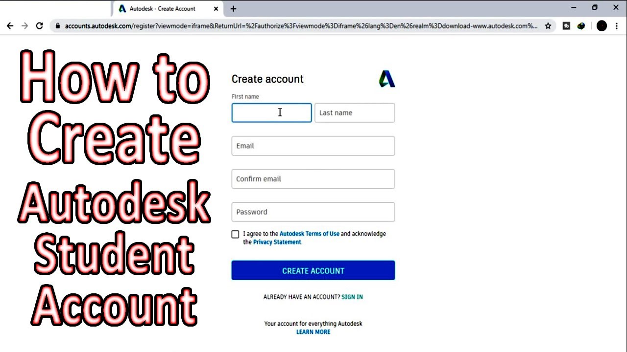 Autodesk Student Login