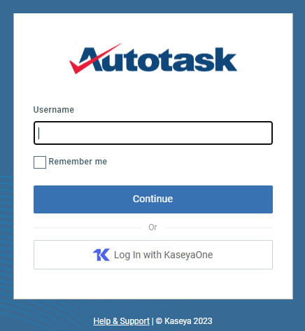 Autotask Login