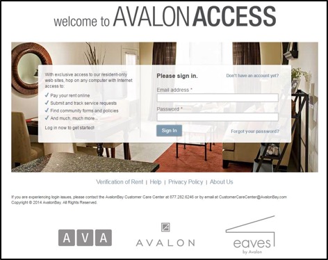 Avalonaccess Login