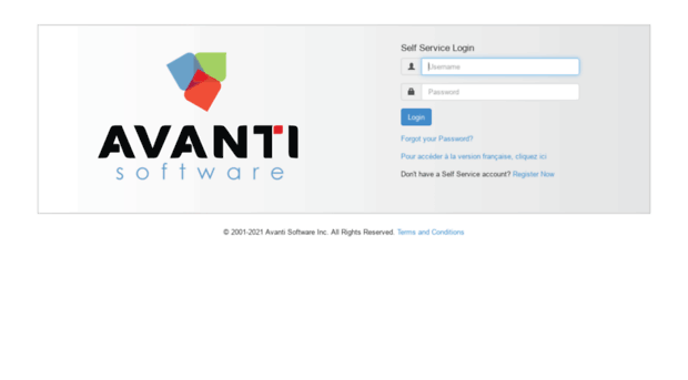 Avanti Login