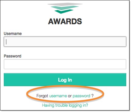 Awards Login Foothold