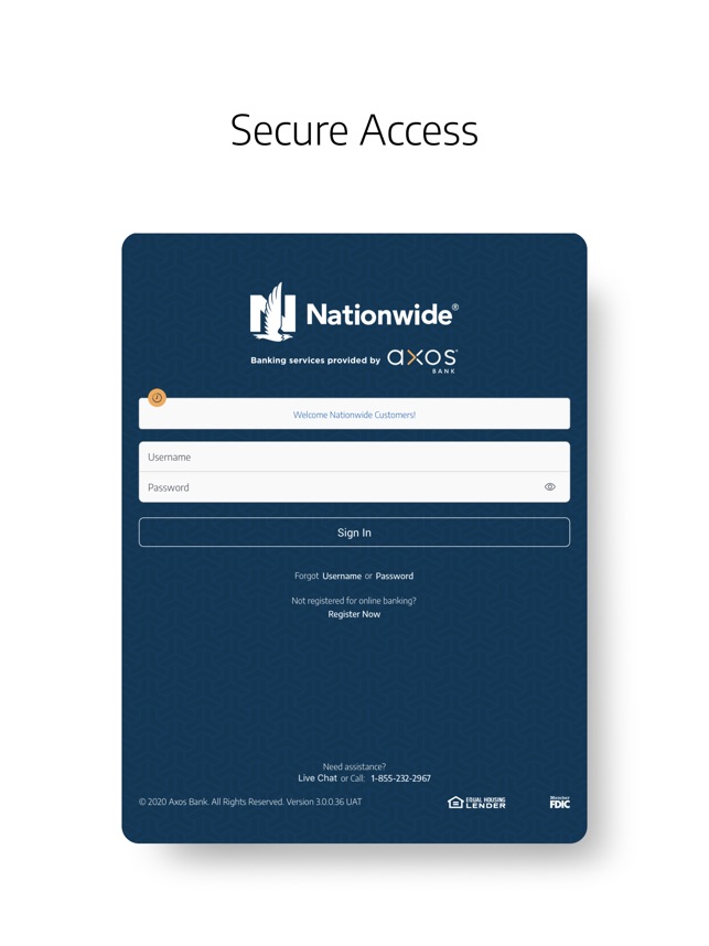 Axos Nationwide Login