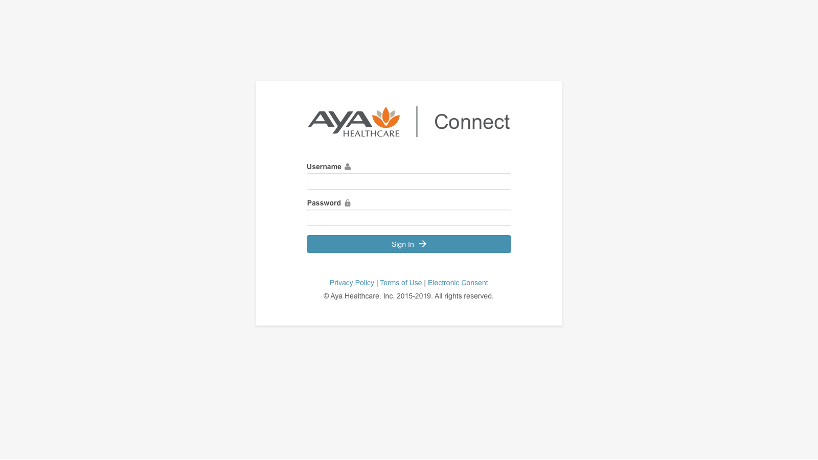 Aya Connect Login